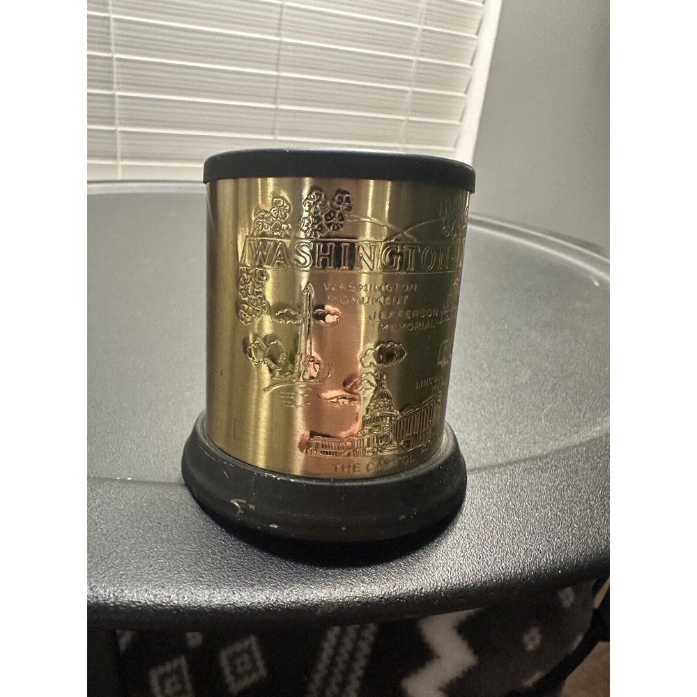 Washington DC Souvenir Lincoln Penny Metal Bank 1970 Coin Toy